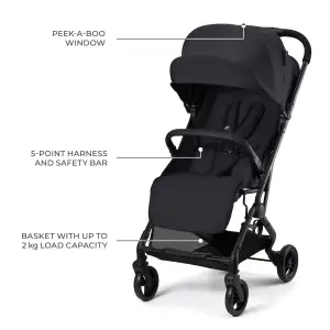 Прогулочная коляска Kinderkraft Indy 3 Coal Black (KSINDY03BLK0000) UA