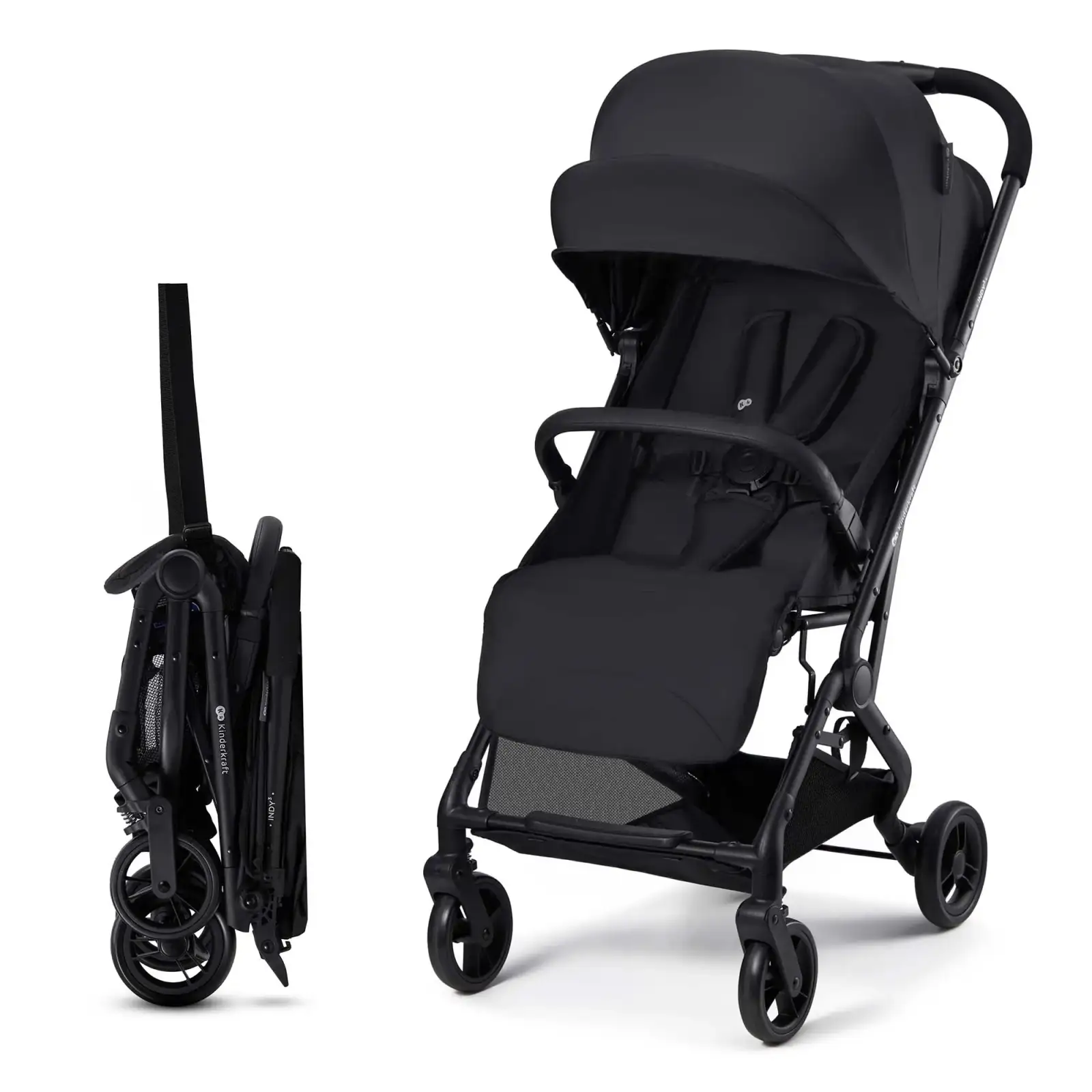 Прогулочная коляска Kinderkraft Indy 3 Coal Black (KSINDY03BLK0000) UA