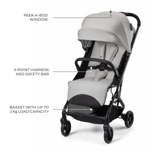 Прогулочная коляска Kinderkraft Indy 3 Urban Grey (KSINDY03GRY0000) UA