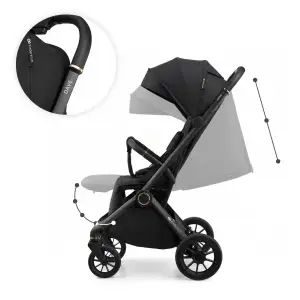 Прогулянкова коляска Kinderkraft Dave Venezian Black (KSDAVE00BLK0000) UA