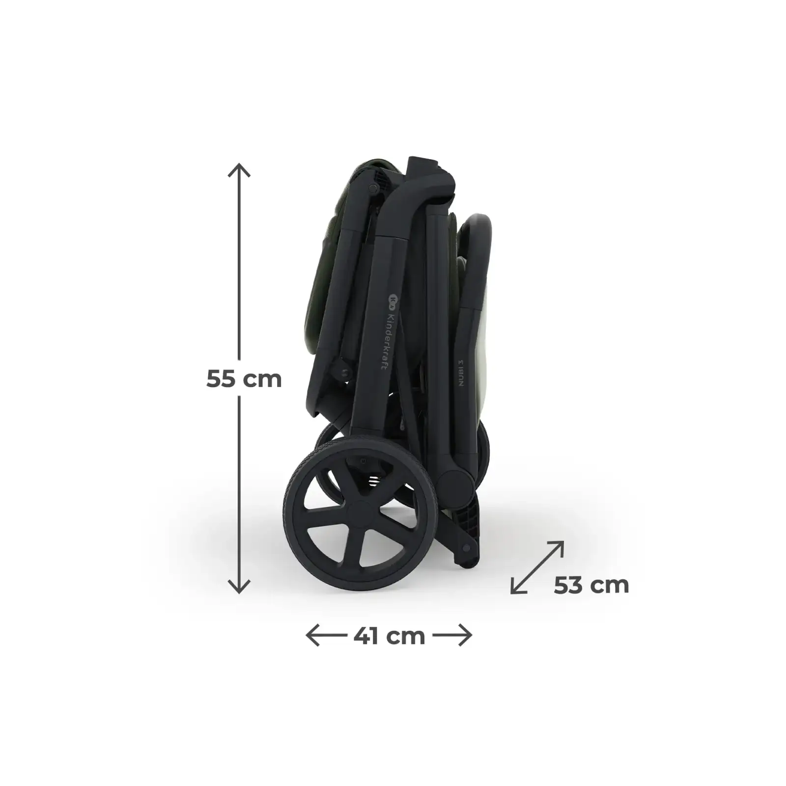 Прогулочная коляска Kinderkraft Nubi 3 Mystic Green (KSNUBI03GRE0000)