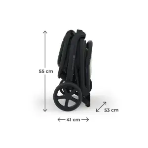 Прогулочная коляска Kinderkraft Nubi 3 Mystic Green (KSNUBI03GRE0000)