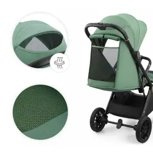 Прогулянкова коляска Kinderkraft Dave Sage Green (KSDAVE00GRE0000) UA