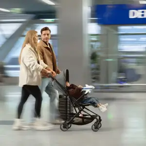 Прогулочная коляска Kinderkraft Nebo Platinum Grey Beige (KSNEBO00GRY0000) UA