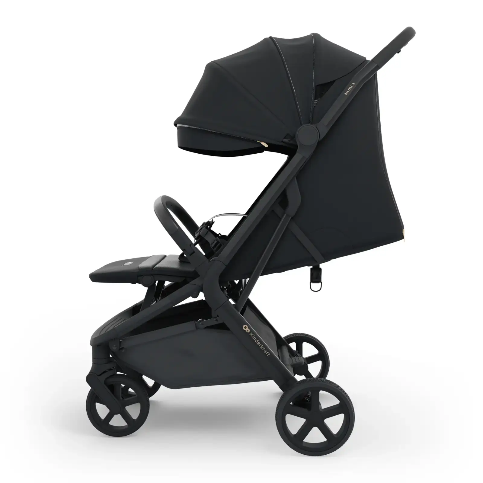 Прогулочная коляска Kinderkraft Nubi 3 Midnight Black (KSNUBI03BLK0000)