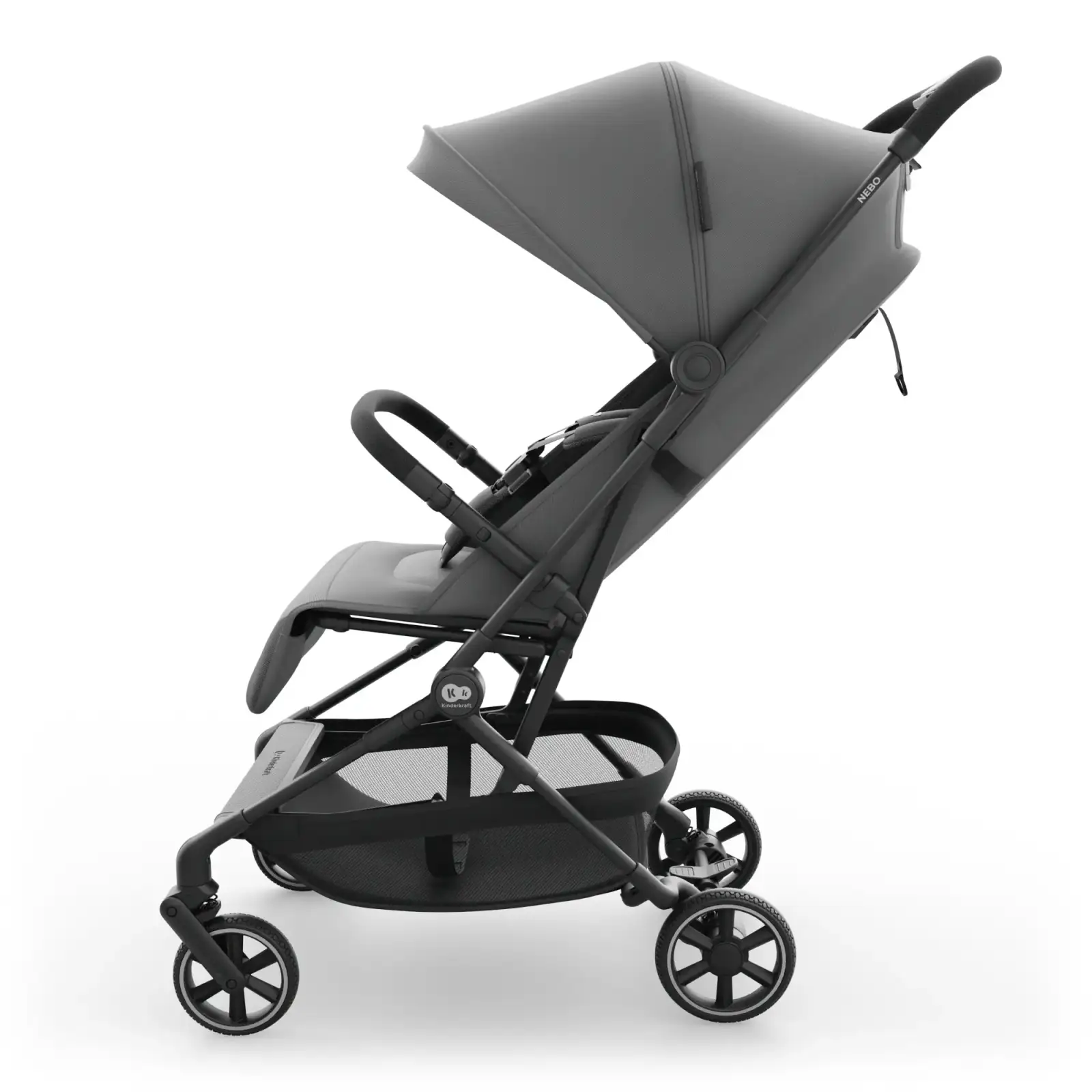 Прогулочная коляска Kinderkraft Nebo Platinum Grey Beige (KSNEBO00GRY0000) UA