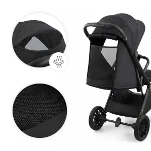 Прогулянкова коляска Kinderkraft Dave Venezian Black (KSDAVE00BLK0000) UA