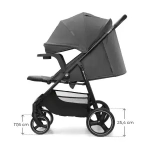 Прогулочная коляска Kinderkraft Trig 3 Tray Grey (KSTRIG03GRY000T)