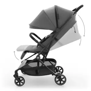 Прогулочная коляска Kinderkraft Nebo Platinum Grey Beige (KSNEBO00GRY0000) UA