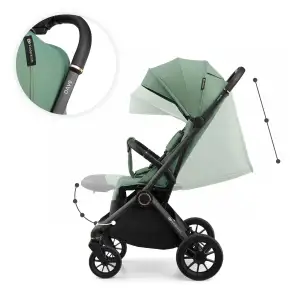 Прогулянкова коляска Kinderkraft Dave Sage Green (KSDAVE00GRE0000) UA