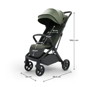 Прогулочная коляска Kinderkraft Nubi 3 Mystic Green (KSNUBI03GRE0000)
