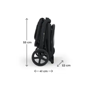 Прогулочная коляска Kinderkraft Nubi 3 Midnight Black (KSNUBI03BLK0000)