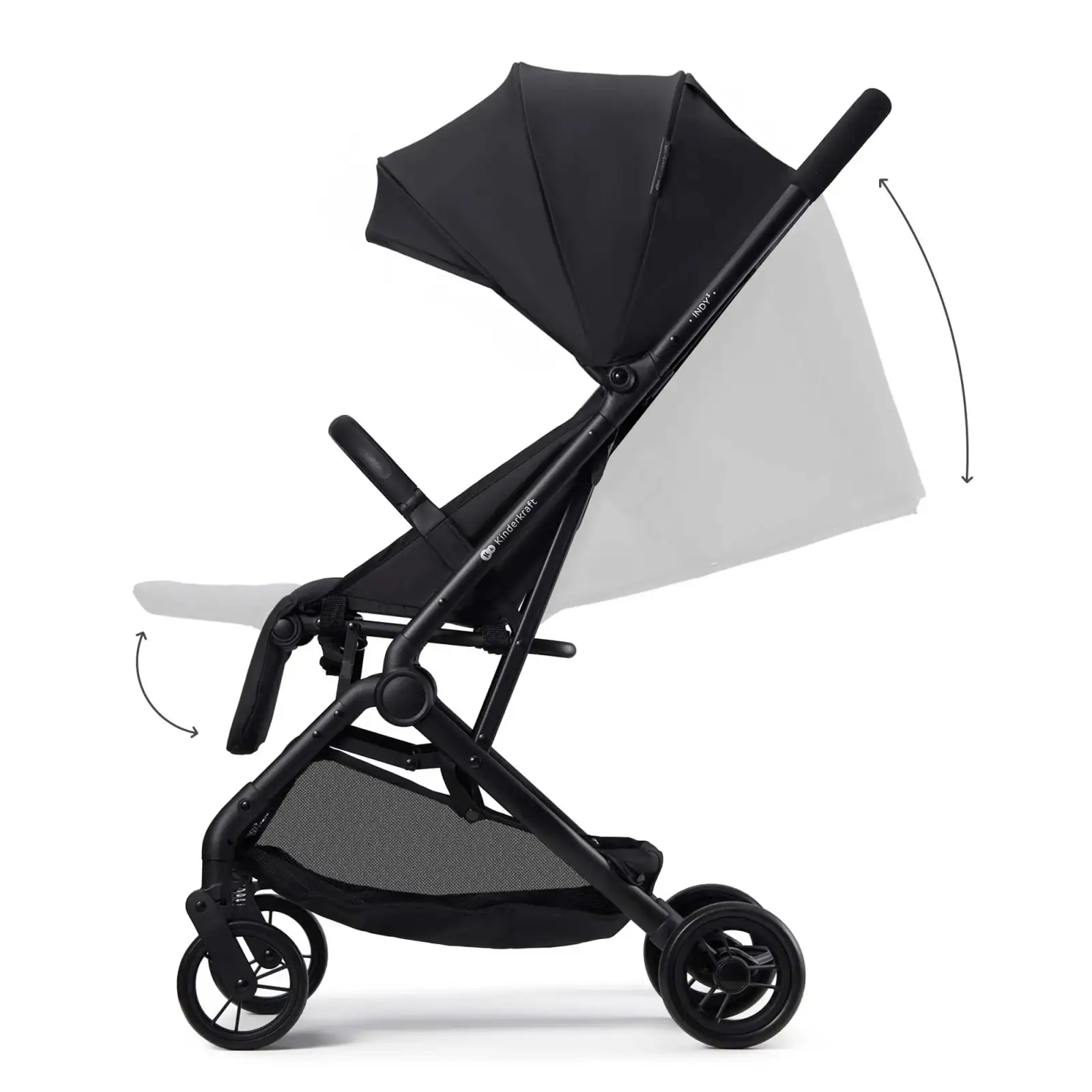 Прогулочная коляска Kinderkraft Indy 3 Coal Black (KSINDY03BLK0000) UA