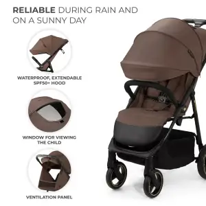Прогулочная коляска Kinderkraft Trig 3 Brown (KSTRIG03BRW0000)