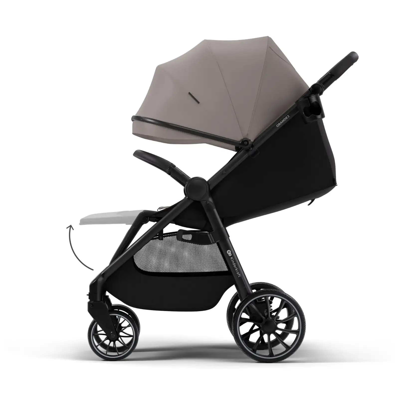 Прогулянкова коляска Kinderkraft Grande 2 Beige (KSGRAN02BEG0000)