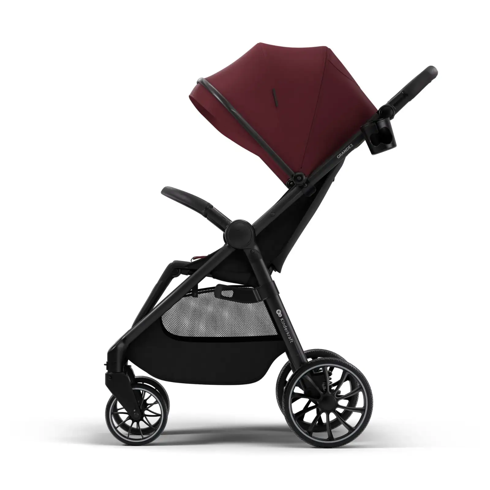 Прогулянкова коляска Kinderkraft Grande 2 Burgundy (KSGRAN02BRG0000)