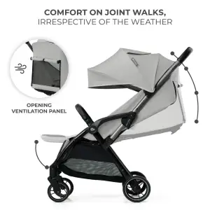 Прогулянкова коляска Kinderkraft Apino Dove Grey (KSAPIN00GRY0000)