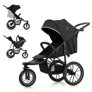 Прогулочная коляска Kinderkraft Helsi 2 Black (KSHELS02BLK0000) UA