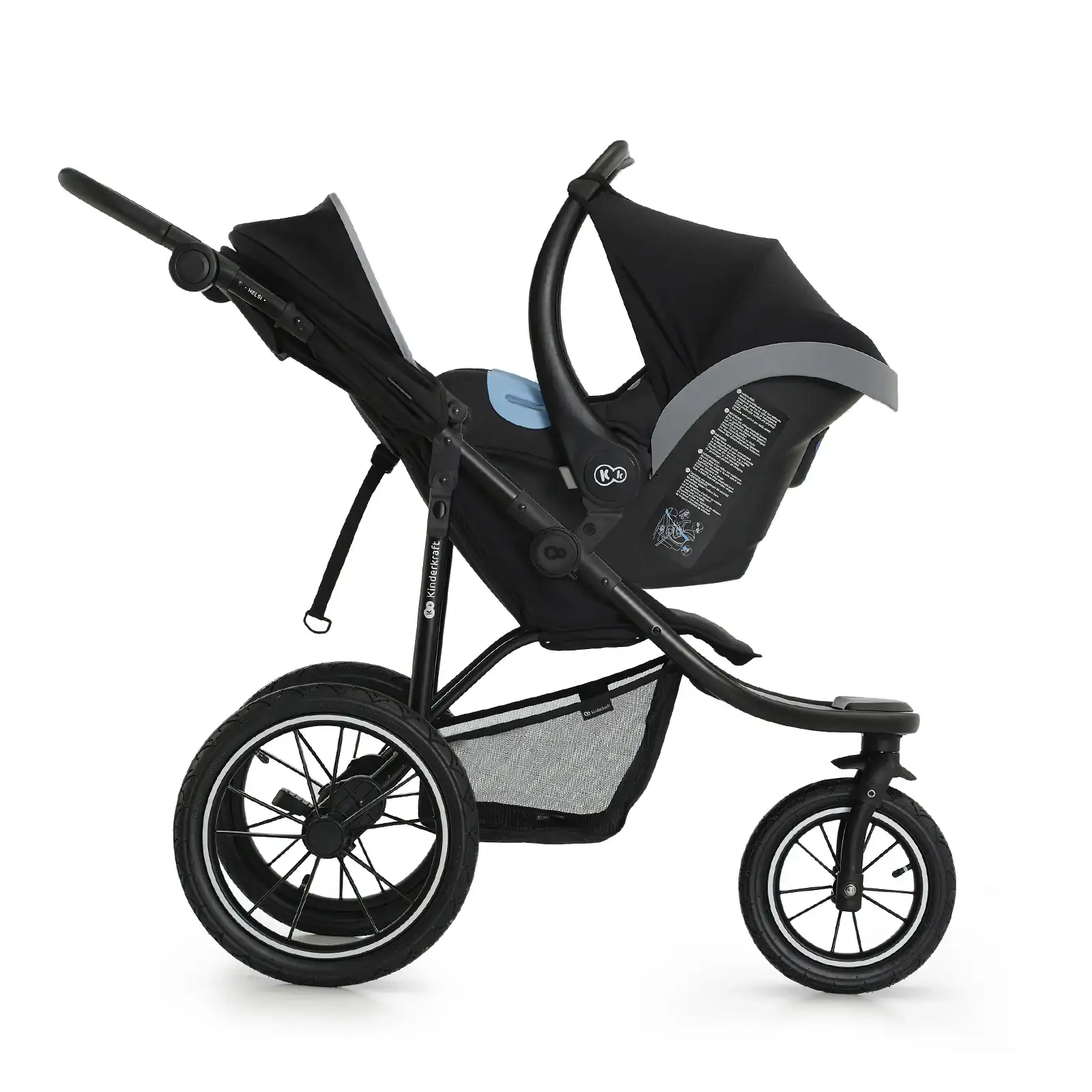 Прогулочная коляска Kinderkraft Helsi 2 Black (KSHELS02BLK0000) UA