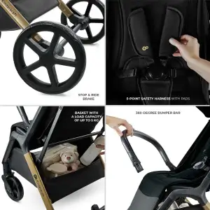 Прогулочная коляска Kinderkraft Loom Black (KSLOOM00BLK00BS)