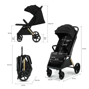 Прогулочная коляска Kinderkraft Loom Black (KSLOOM00BLK00BS)