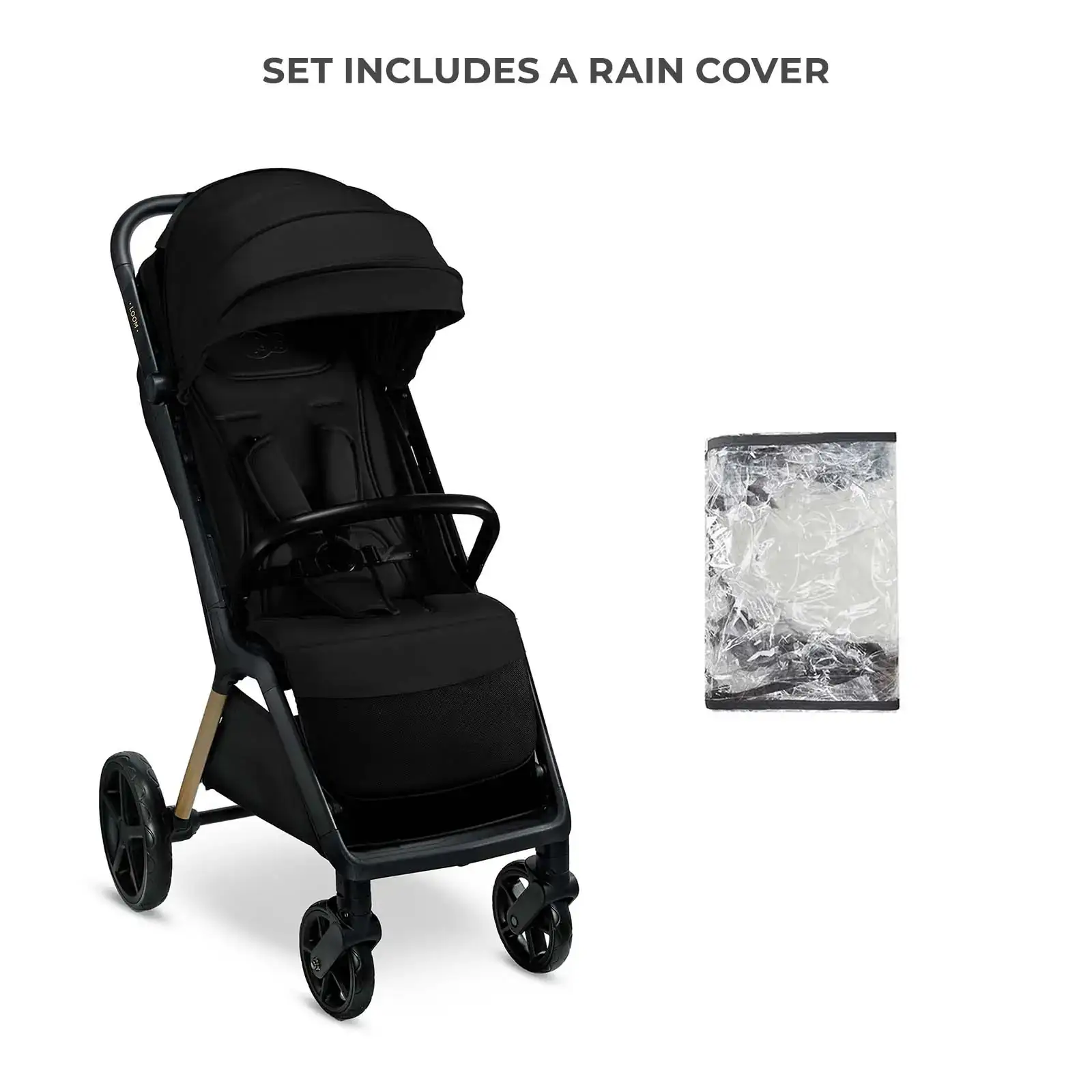 Прогулочная коляска Kinderkraft Loom Black (KSLOOM00BLK00BS)