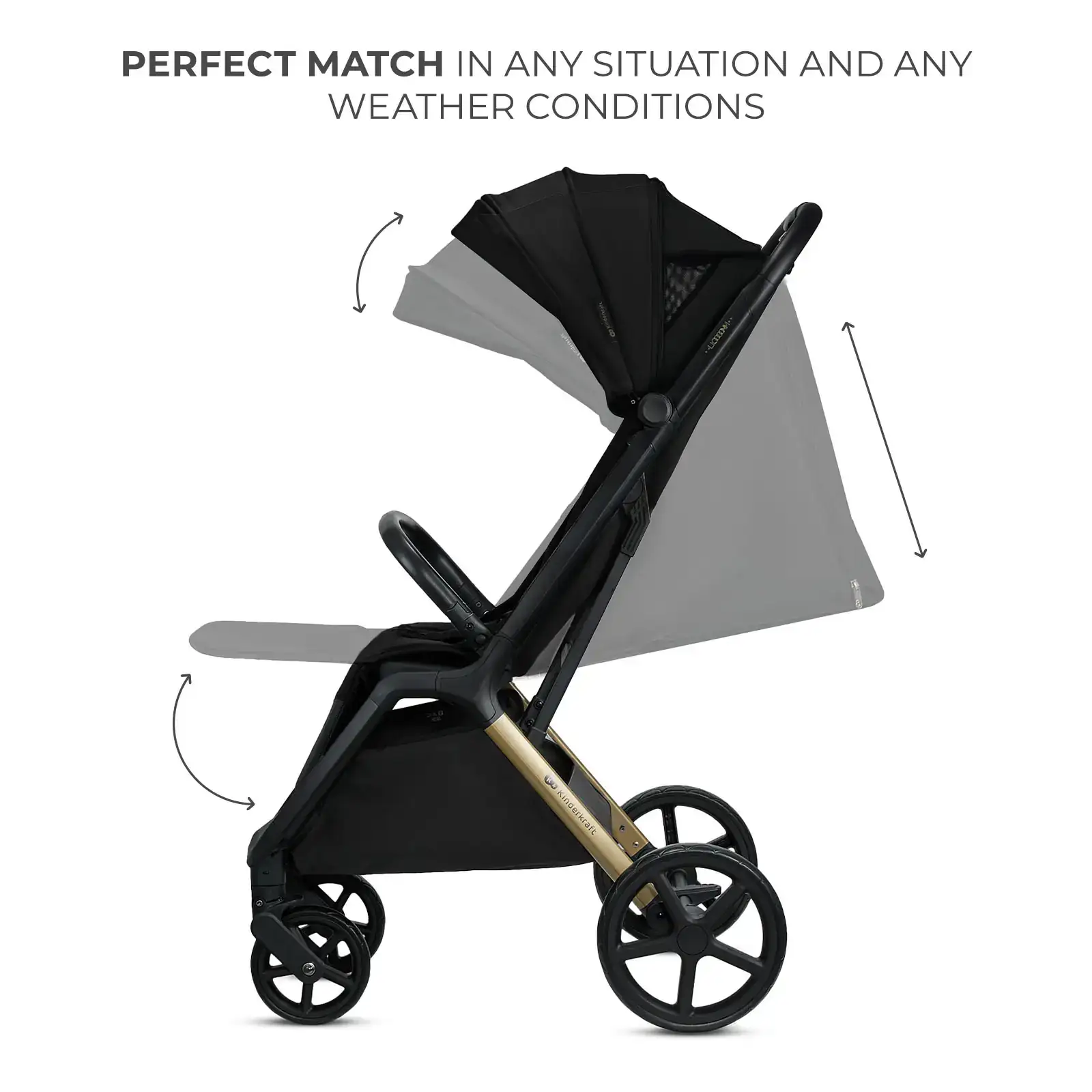 Прогулочная коляска Kinderkraft Loom Black (KSLOOM00BLK00BS)