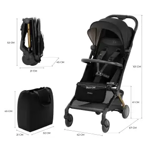Прогулочная коляска Kinderkraft Pilot 2 Midnight Black (KSPILO02BLK0000) UA