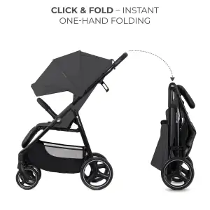 Прогулянкова коляска Kinderkraft Trig 3 Granite Grey (KSTRIG03GRY0000)