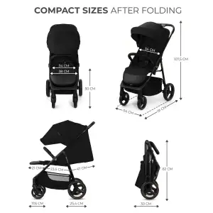 Прогулочная коляска Kinderkraft Trig 3 Onyx Black (KSTRIG03BLK0000)