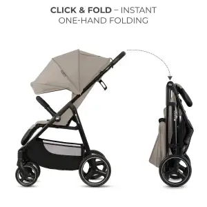 Прогулочная коляска Kinderkraft Trig 3 Stone Beige (KSTRIG03BEG0000)