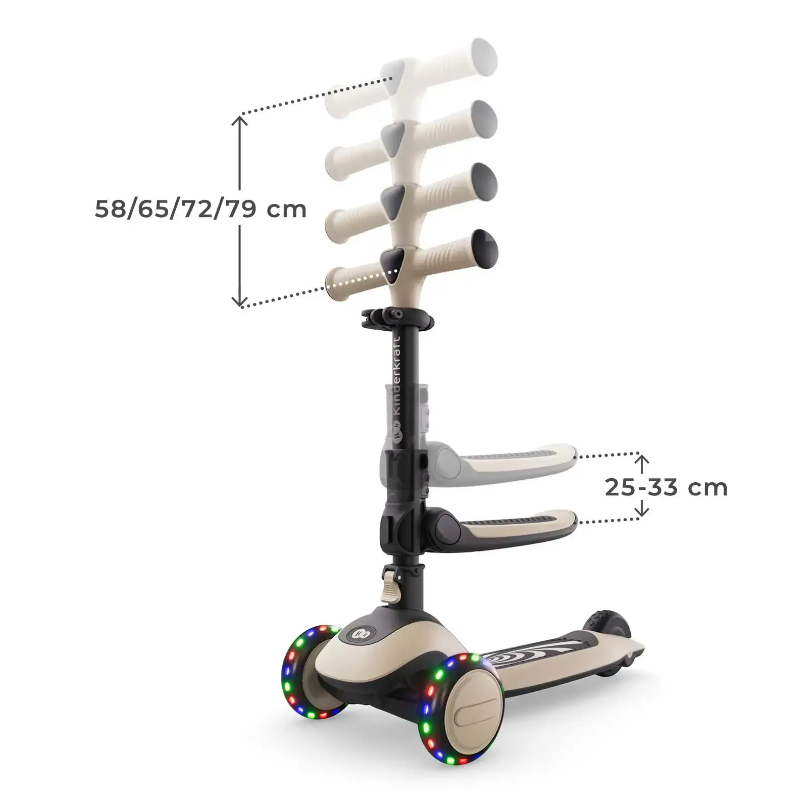 Самокат Kinderkraft Halley 2 Stone White (KRHALL02WHT0000) UA