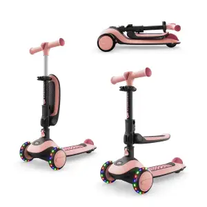 Самокат Kinderkraft Halley 2 Rose Pink (KRHALL02PNK0000) UA