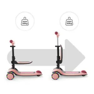 Самокат Kinderkraft Halley 2 Rose Pink (KRHALL02PNK0000)