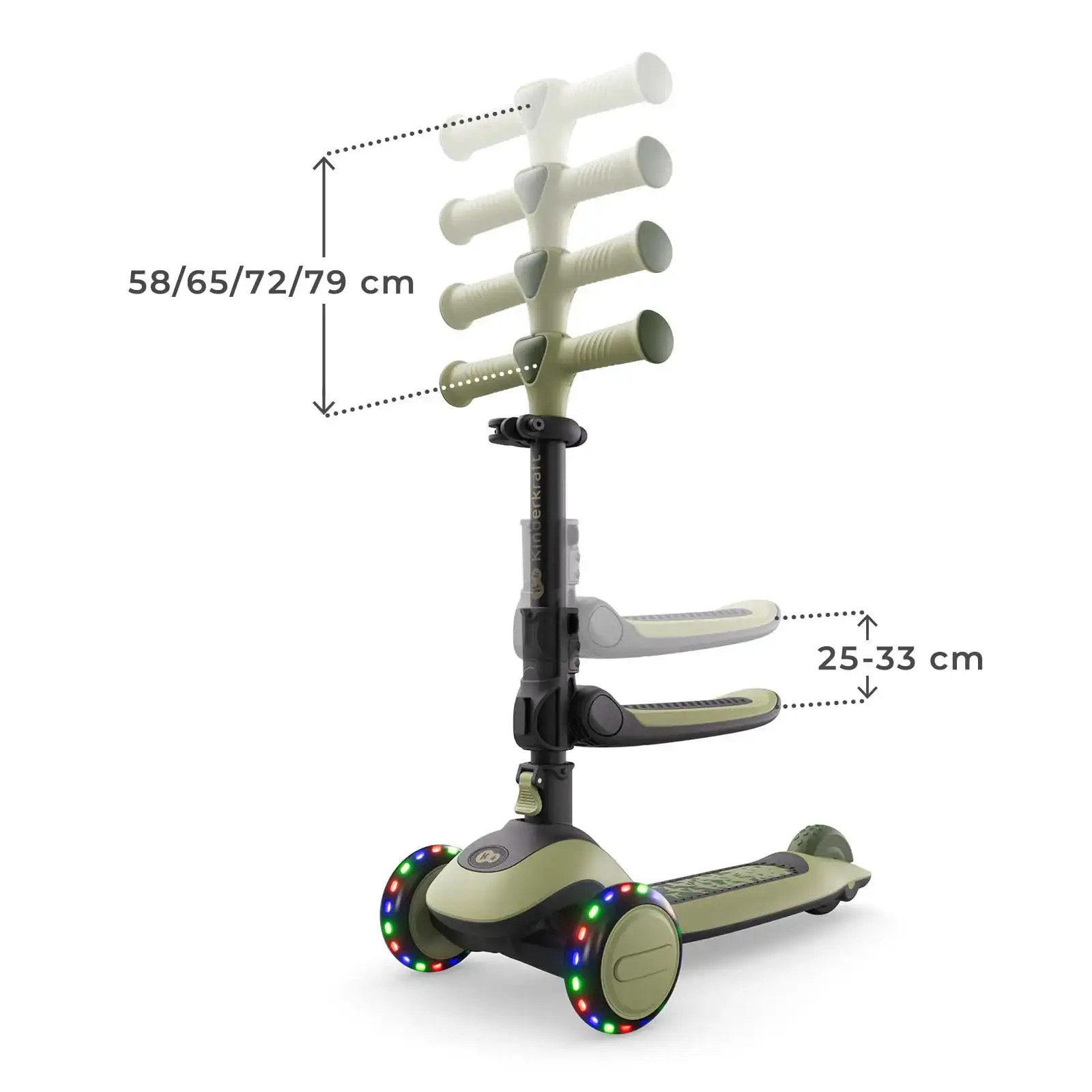 Самокат Kinderkraft Halley 2 Grassland Green (KRHALL02GRE0000) UA