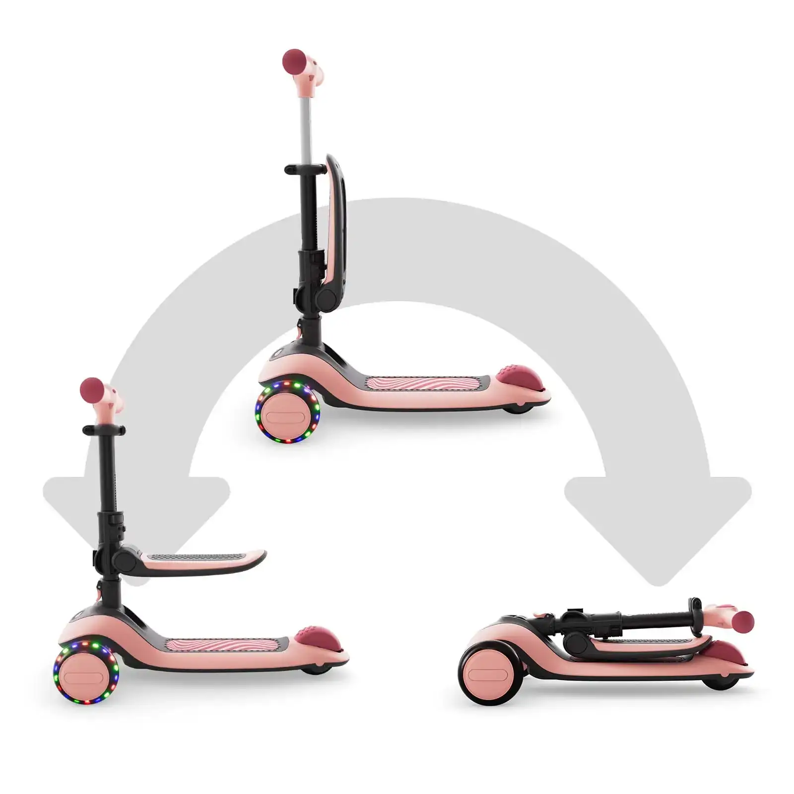 Самокат Kinderkraft Halley 2 Rose Pink (KRHALL02PNK0000)