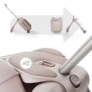 Детский чемодан-каталка Kinderkraft Cabby Gold (KACABB00GLD0000)