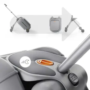 Детский чемодан-каталка Kinderkraft Cabby Grey (KACABB00GRY0000)