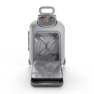 Детский чемодан-каталка Kinderkraft Cabby Grey (KACABB00GRY0000)