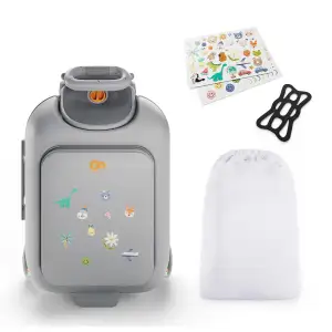 Детский чемодан-каталка Kinderkraft Cabby Grey (KACABB00GRY0000)