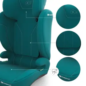 Автокрісло Kinderkraft i-Spark 2 Plus i-Size Green (KCISPA02GREPL00)