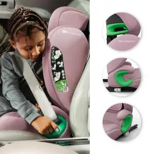 Автокресло Kinderkraft Junior Fix 2 Plus i-Size Pink (KCJUFI20PNKPL0N)