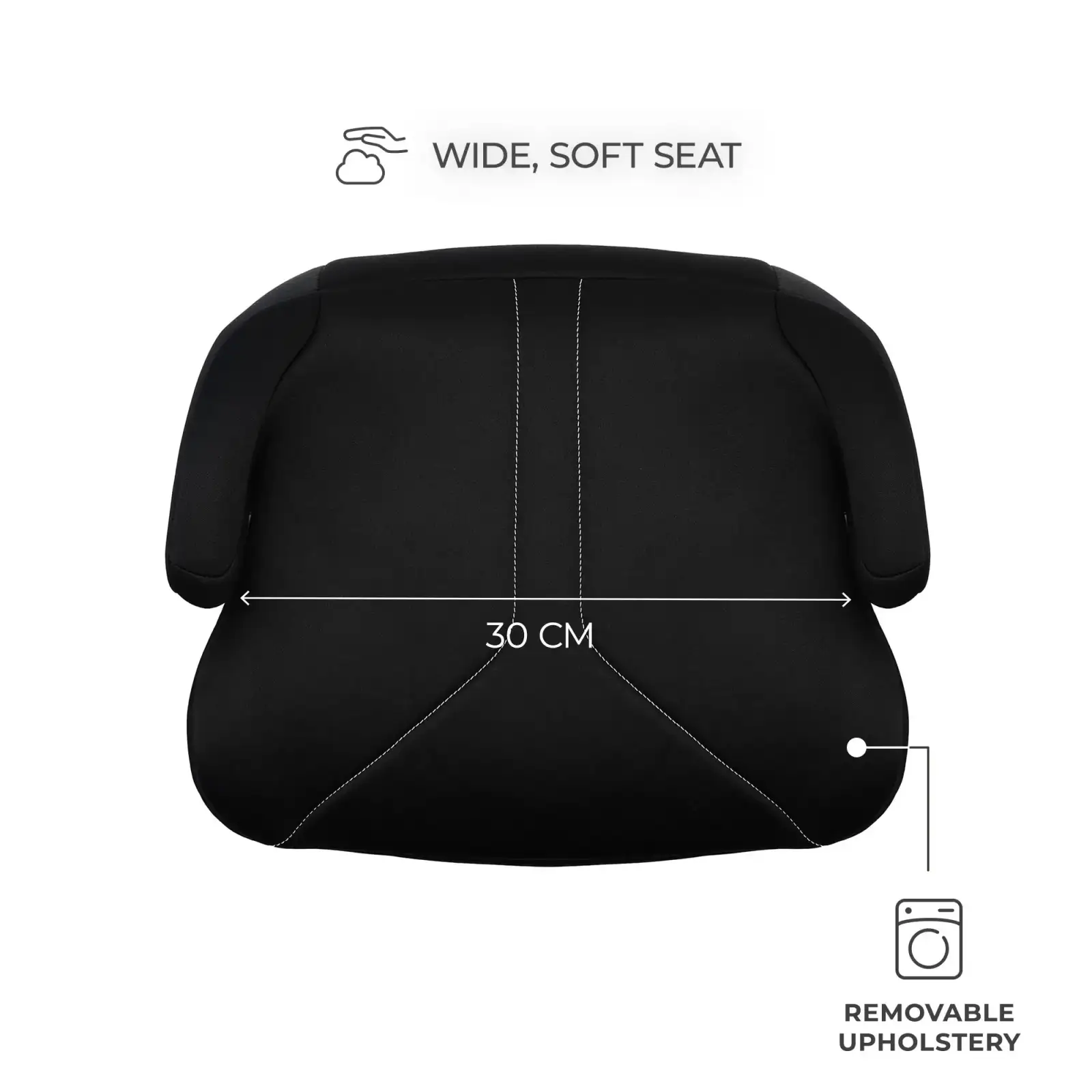 Автокресло-бустер Kinderkraft i-Boost 2 Black (KCIBOO02BLK0000)