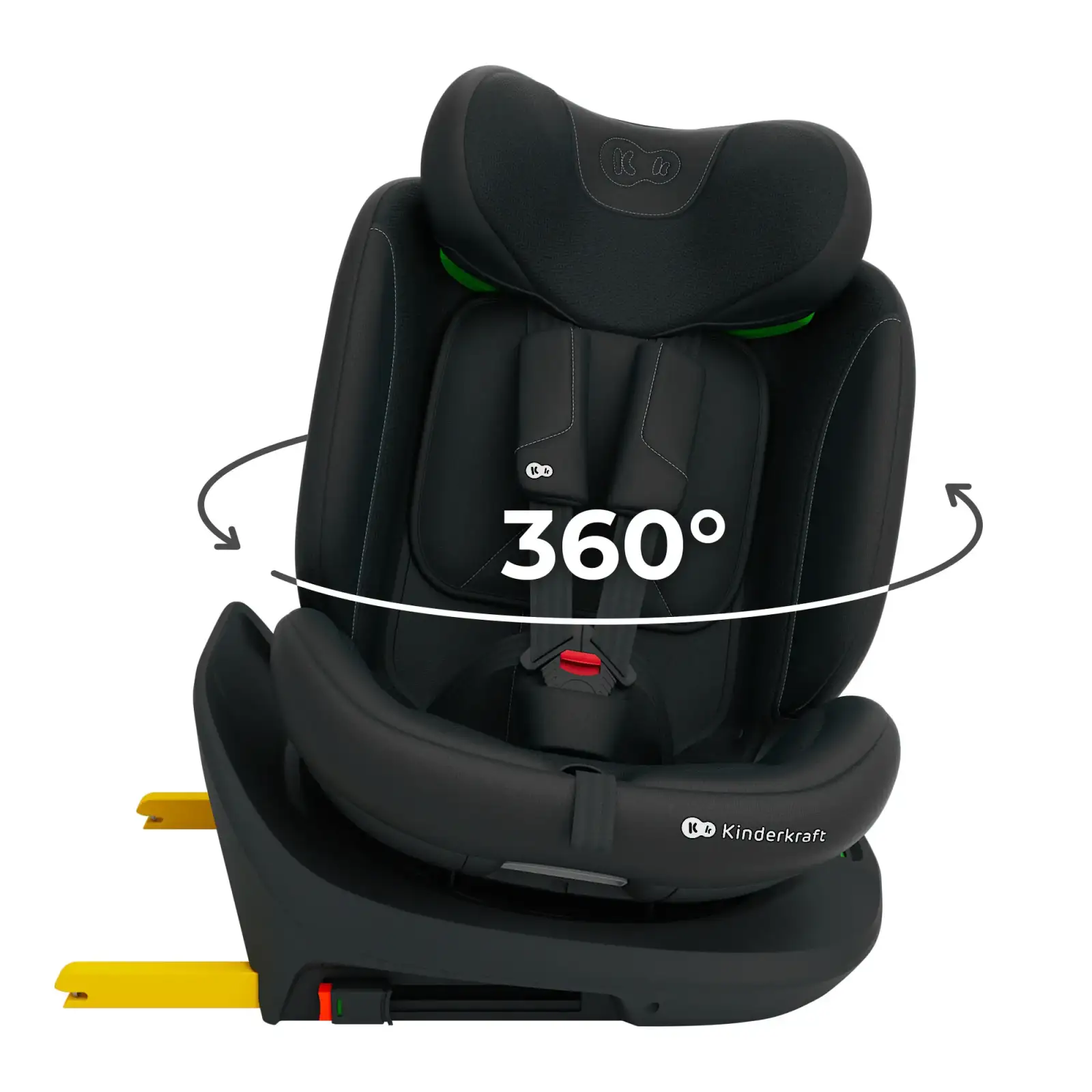 Автокресло Kinderkraft i-Grow 2 Plus i-Size Black (KCIGRO02BLKPL00)