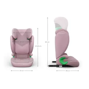 Автокресло Kinderkraft Junior Fix 2 Plus i-Size Pink (KCJUFI20PNKPL0N)