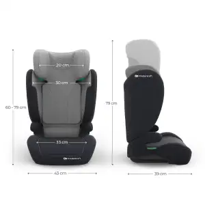 Автокресло Kinderkraft i-Spark 2 Plus i-Size Grey (KCISPA02GRYPL00)