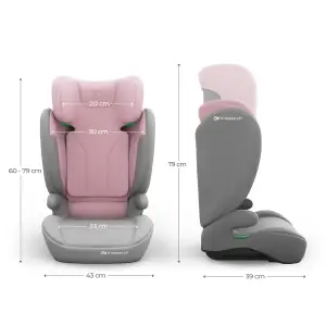 Автокресло Kinderkraft i-Spark 2 Plus i-Size Pink (KCISPA02PNKPL00)