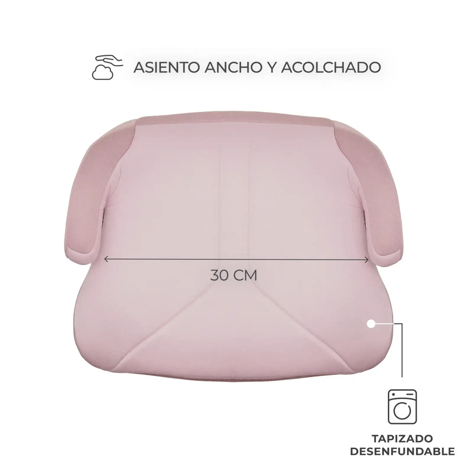 Автокресло-бустер Kinderkraft i-Boost 2 Pink (KCIBOO02PNK0000)