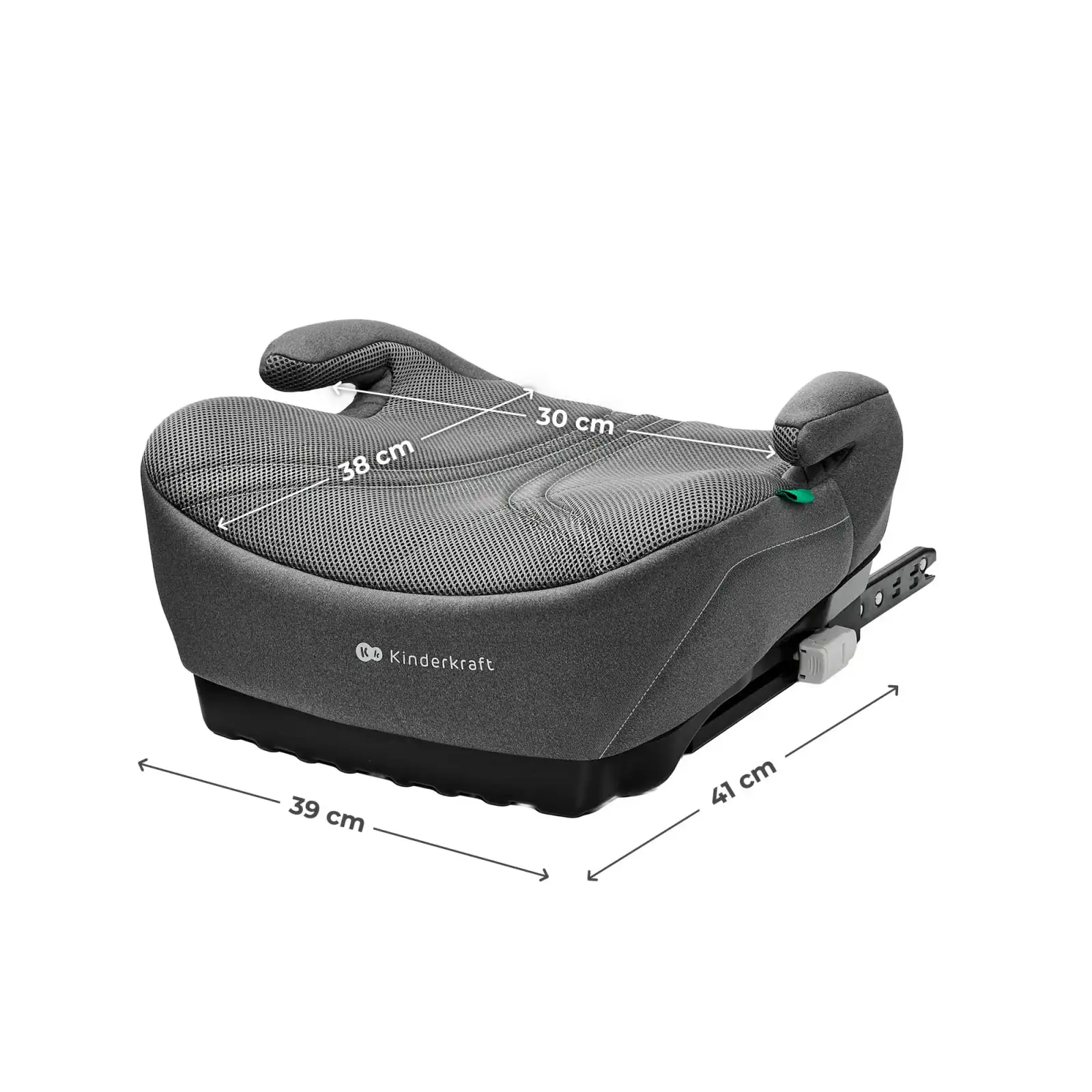 Автокрісло-бустер Kinderkraft i-Boost 2 Pro Gray (KCIBOO02GRYPR00)
