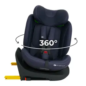 Автокресло Kinderkraft i-Grow 2 Plus i-Size Navy (KCIGRO02NAVPL00)